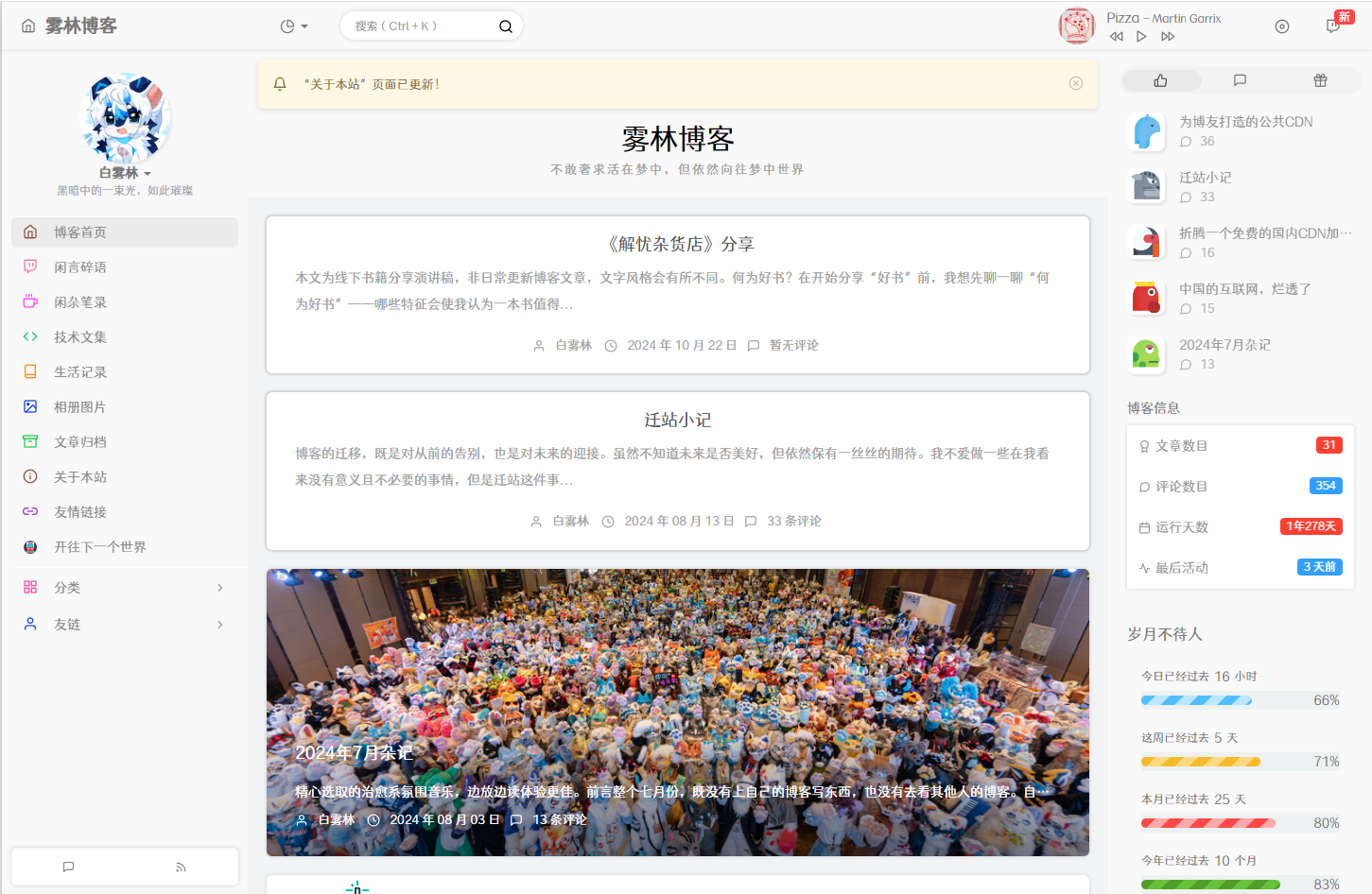 雾林博客